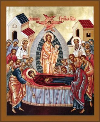  The Dormition of the Mother of God: A Symphony of Gold and Sorrow